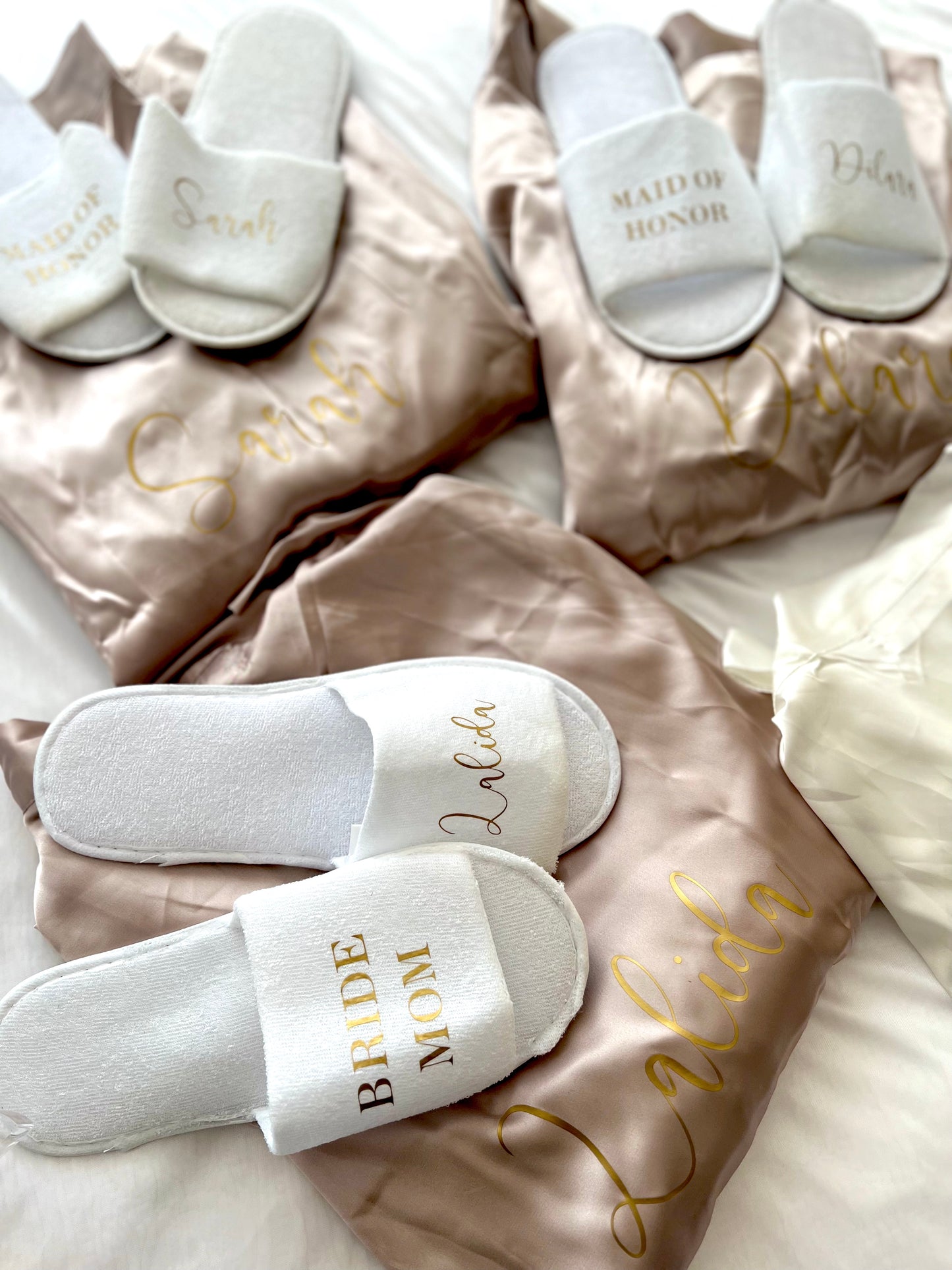 Bridal Slipper - Schlappen für die Bride to be und Bridesmaids