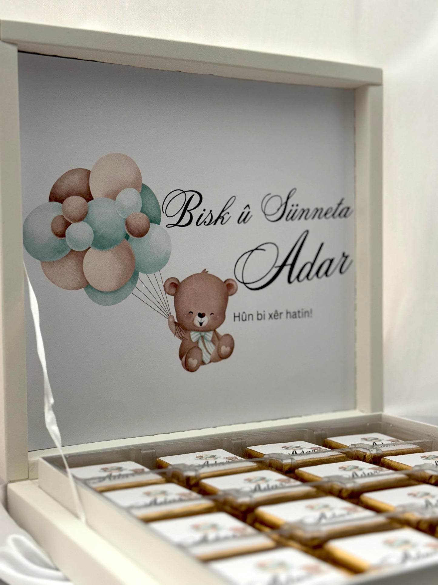 Gastgeschenke - personalisierte Schokoladenschachtel