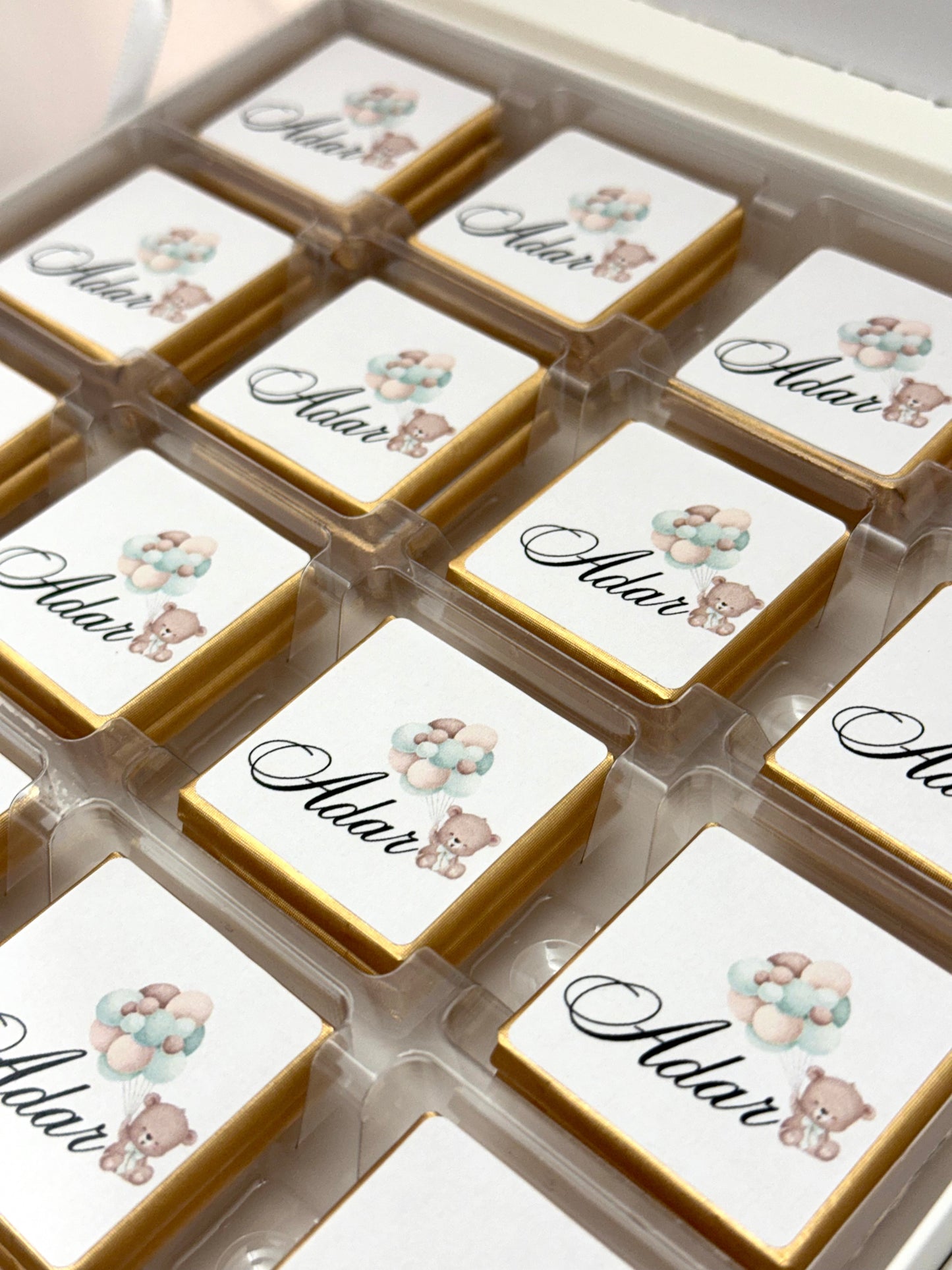 Gastgeschenke - personalisierte Schokoladenschachtel