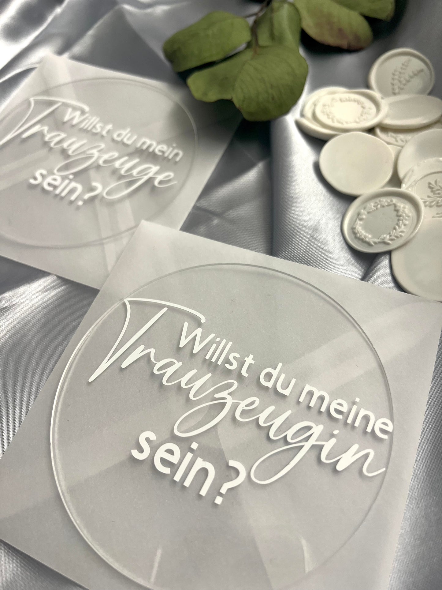 Willst du mein/e Trauzeuge/in sein? Acrylplatte (personalisiert)