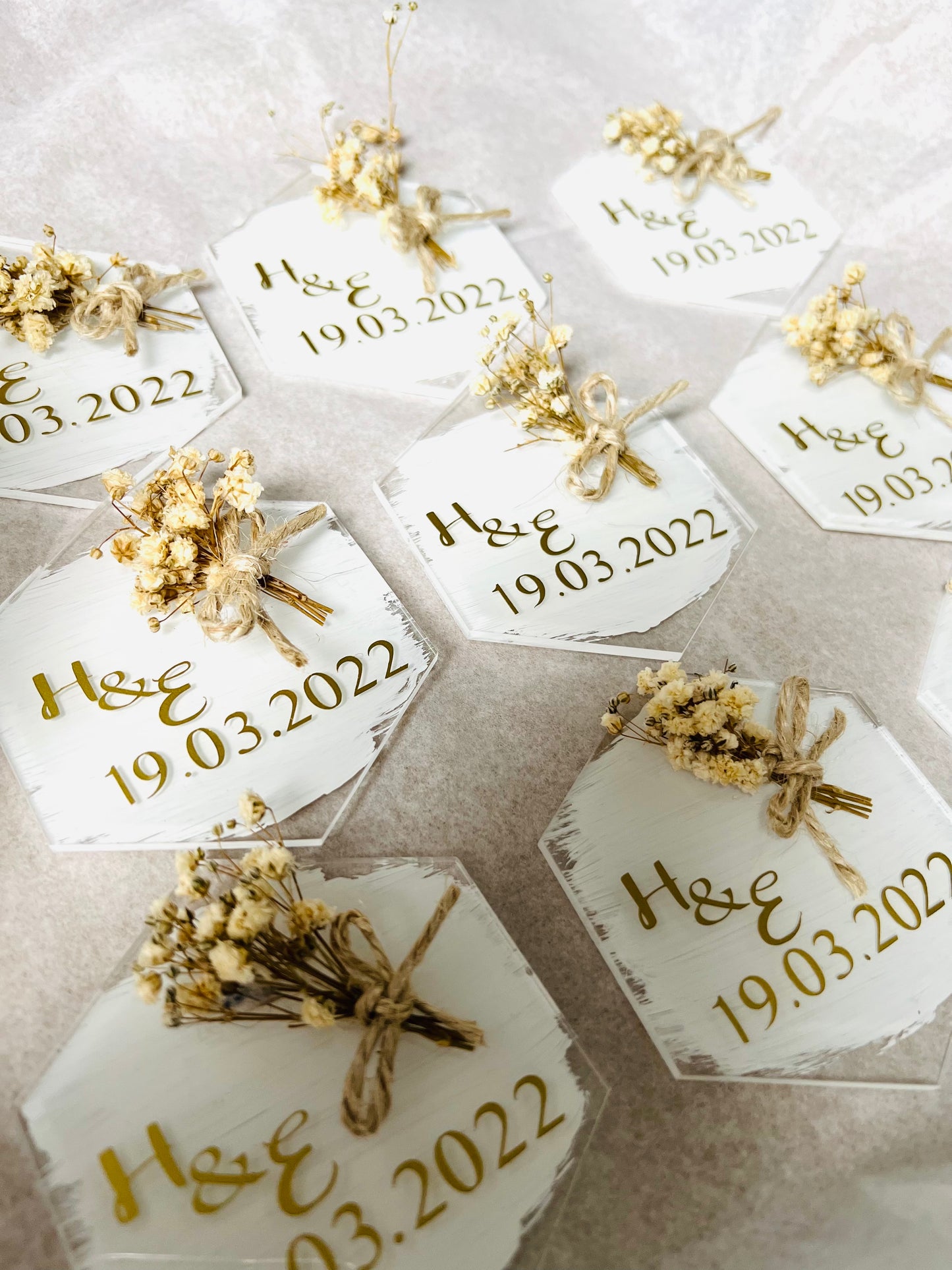 Personalisierte Magnete aus Acryl - ein tolles Gastgeschenk