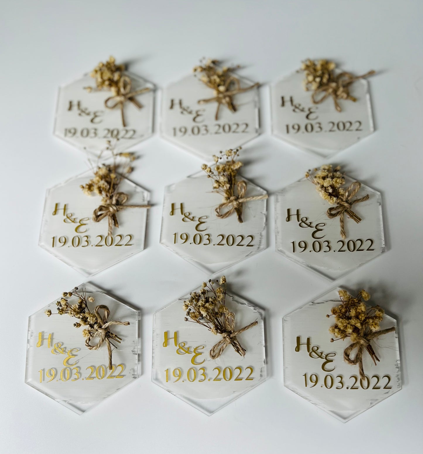 Personalisierte Magnete aus Acryl - ein tolles Gastgeschenk
